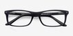 Mandi Black AcetateEyeglass Frames from EyeBuyDirect, Closed View