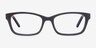 Mesquite Coffee Wood-textureEyeglass Frames from EyeBuyDirect, Front View