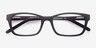 Mesquite Coffee Wood-textureEyeglass Frames from EyeBuyDirect, Closed View