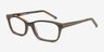 Mesquite Brown AcetateEyeglass Frames from EyeBuyDirect, Angle View
