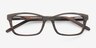 Mesquite Brown AcetateEyeglass Frames from EyeBuyDirect, Closed View