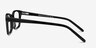 Mesquite Black PlasticEyeglass Frames from EyeBuyDirect, Side View
