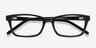Mesquite Black PlasticEyeglass Frames from EyeBuyDirect, Closed View