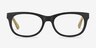 Panama Black AcetateEyeglass Frames from EyeBuyDirect, Front View