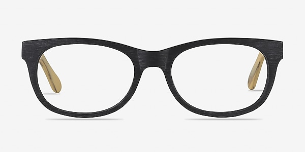 Panama Black Acetate Eyeglass Frames