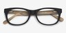 Panama Black AcetateEyeglass Frames from EyeBuyDirect, Closed View