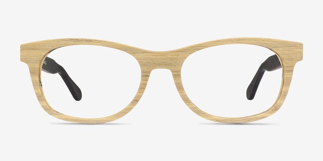 Panama Wood AcetateEyeglass Frames from EyeBuyDirect, Front View