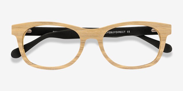Panama Wood AcetateEyeglass Frames from EyeBuyDirect, Closed View