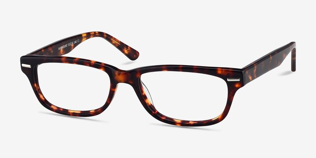 Fairmount Tortoise AcetateEyeglass Frames from EyeBuyDirect, Angle View