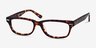 Fairmount Tortoise AcetateEyeglass Frames from EyeBuyDirect, Angle View