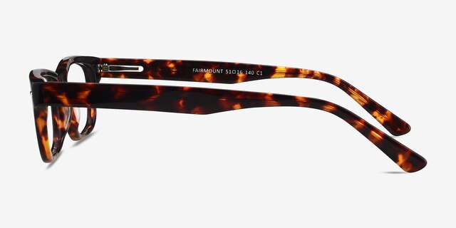 Fairmount Tortoise AcetateEyeglass Frames from EyeBuyDirect, Side View