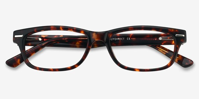 Fairmount Tortoise AcetateEyeglass Frames from EyeBuyDirect, Closed View