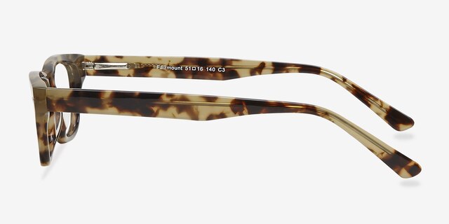 Fairmount Brown Tortoise AcetateEyeglass Frames from EyeBuyDirect, Side View