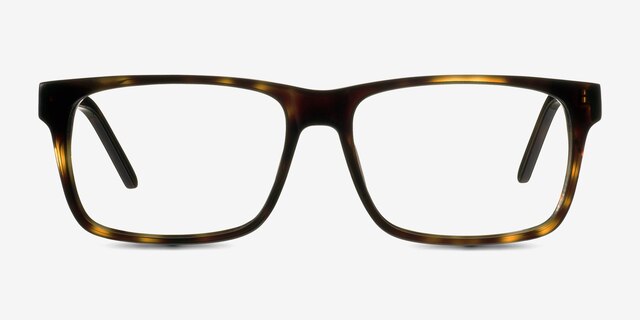 Sydney Tortoise AcétateMontures de lunettes de vue d'EyeBuyDirect, Vue de Face