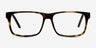 Sydney Tortoise AcétateMontures de lunettes de vue d'EyeBuyDirect, Vue de Face