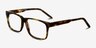 Sydney Tortoise AcétateMontures de lunettes de vue d'EyeBuyDirect, Vue d'Angle