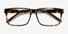 Sydney Tortoise AcétateMontures de lunettes de vue d'EyeBuyDirect, Vue Rapprochée