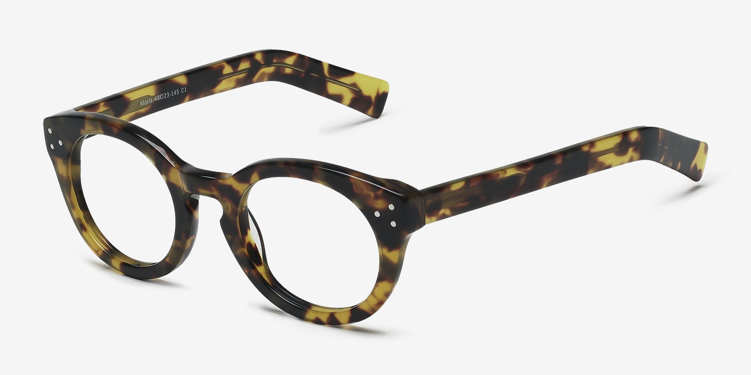 Thick round tortoiseshell hot sale glasses