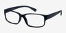 Apollo Matte Navy PlasticEyeglass Frames from EyeBuyDirect, Angle View