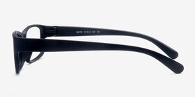 Apollo Matte Navy Plastique Montures de lunettes de vue d'EyeBuyDirect, Vue de Côté
