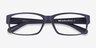 Apollo Matte Navy PlasticEyeglass Frames from EyeBuyDirect, Closed View