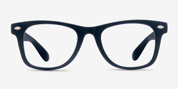 Atlee Matte navy Plastic Eyeglass Frames