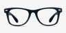 Atlee Matte Navy PlasticEyeglass Frames from EyeBuyDirect, Front View