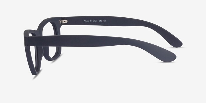 Atlee Matte navy Plastic Eyeglass Frames from EyeBuyDirect