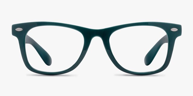 Atlee Green PlasticEyeglass Frames from EyeBuyDirect, Front View