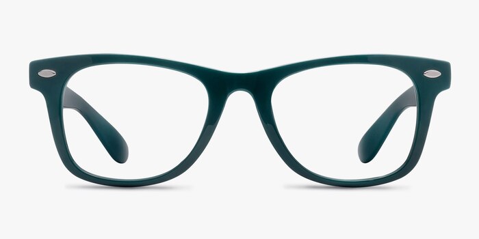Atlee Green Plastic Eyeglass Frames from EyeBuyDirect