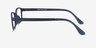 Broad Navy PlasticEyeglass Frames from EyeBuyDirect, Side View