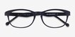 Drums Navy PlasticEyeglass Frames from EyeBuyDirect, Closed View