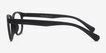 Moody Matte Black PlasticEyeglass Frames from EyeBuyDirect, Side View