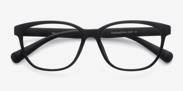 Matte Black Moody -  Plastic Eyeglasses