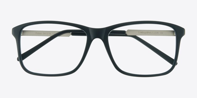 Pablo Matte Blue PlasticEyeglass Frames from EyeBuyDirect, Closed View