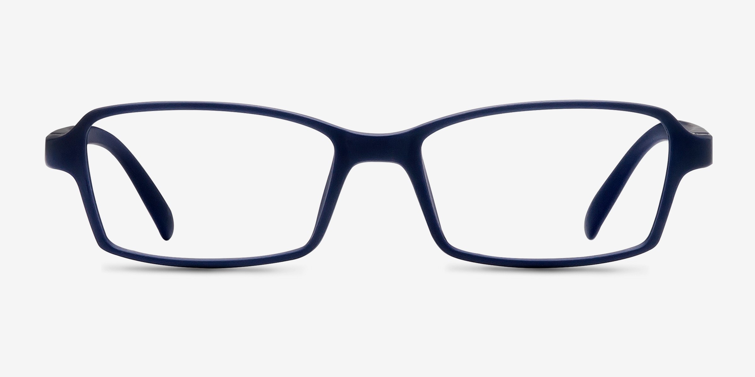 Ricki Rectangle Matte Navy Full Rim Eyeglasses Eyebuydirect