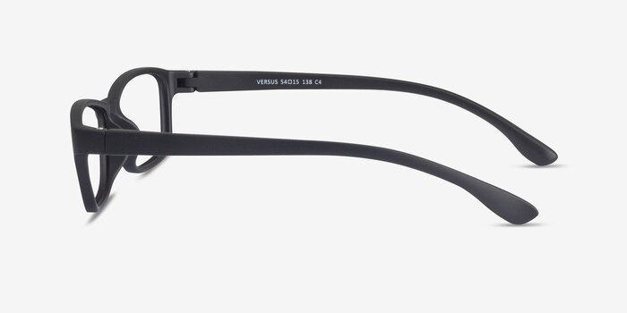 Versus Matte Black Plastique Montures de lunettes de vue d'EyeBuyDirect