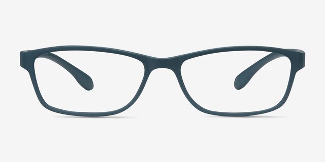 Versus Matte Green PlasticEyeglass Frames from EyeBuyDirect, Front View