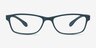 Versus Matte Green PlasticEyeglass Frames from EyeBuyDirect, Front View