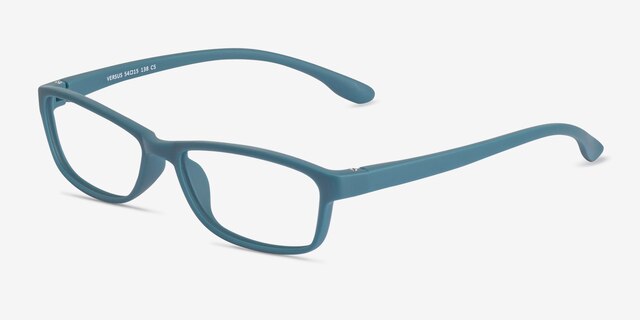 Versus Matte Green PlasticEyeglass Frames from EyeBuyDirect, Angle View