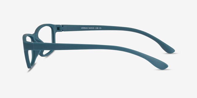 Versus Matte Green PlasticEyeglass Frames from EyeBuyDirect, Side View