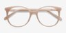 Bardot Rose pâle AcétateMontures de lunettes de vue d'EyeBuyDirect, Vue Rapprochée