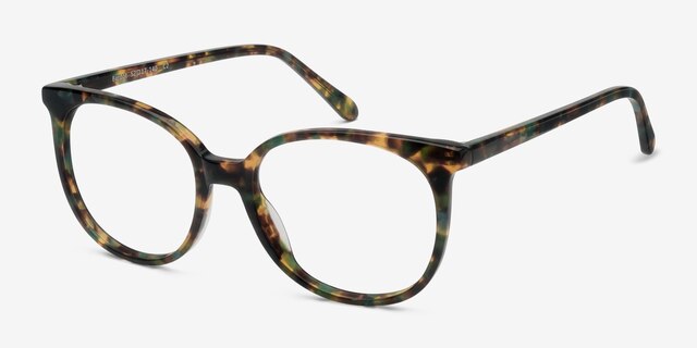 Bardot Floral AcetateEyeglass Frames from EyeBuyDirect, Angle View
