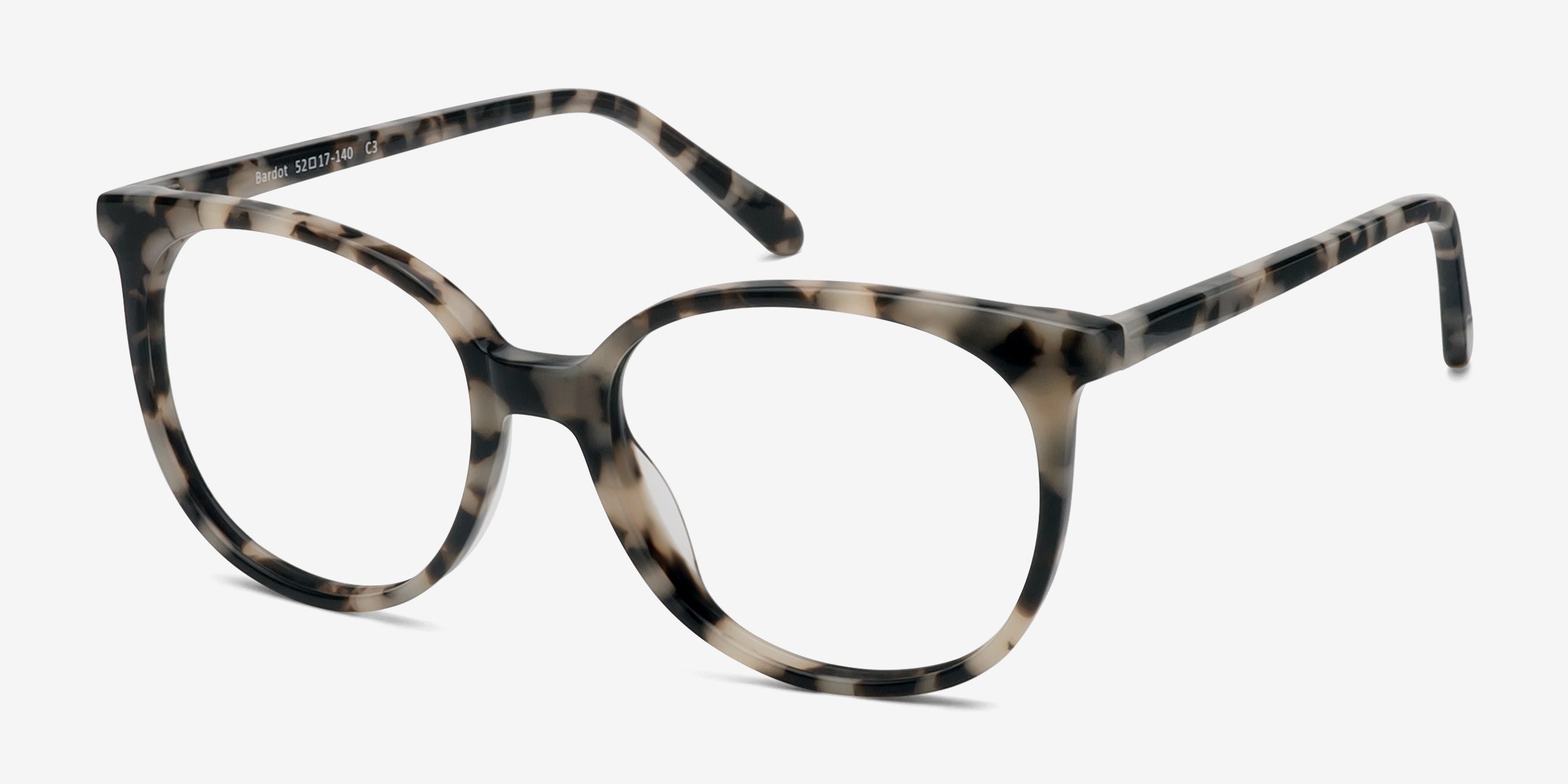 Bardot Round Ivory Tortoise Full Rim Eyeglasses Eyebuydirect 