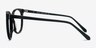 Bardot Black AcetateEyeglass Frames from EyeBuyDirect, Side View