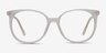 Bardot White AcetateEyeglass Frames from EyeBuyDirect, Front View