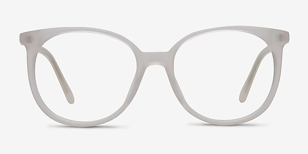 Bardot White Acetate Eyeglass Frames