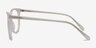 Bardot White AcetateEyeglass Frames from EyeBuyDirect, Side View