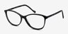 Charlize Gray AcetateEyeglass Frames from EyeBuyDirect, Angle View