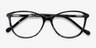 Charlize Gray AcetateEyeglass Frames from EyeBuyDirect, Closed View